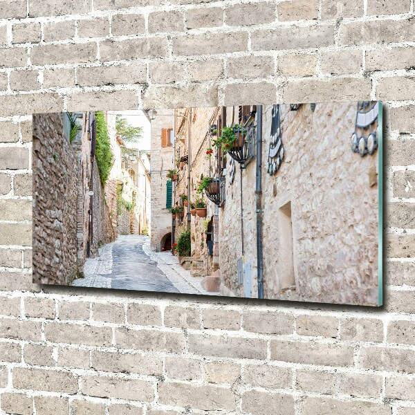 Quadro su vetro Viale cittadino