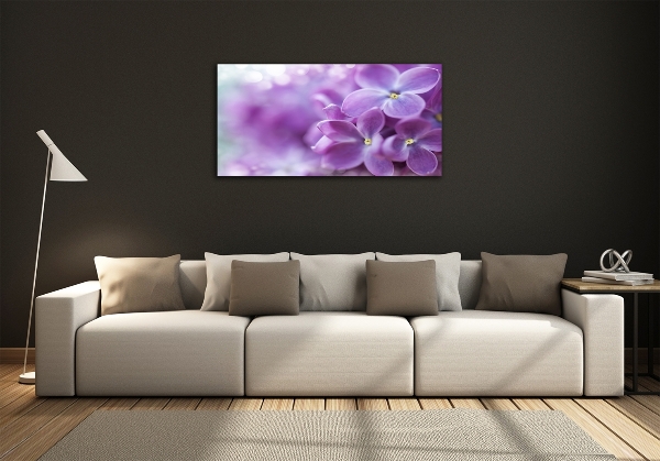 Quadro vetro Fiori di lillà