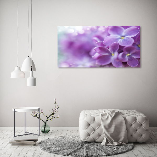 Quadro vetro Fiori di lillà