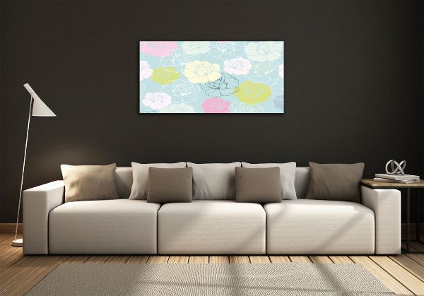 Quadro vetro Rose