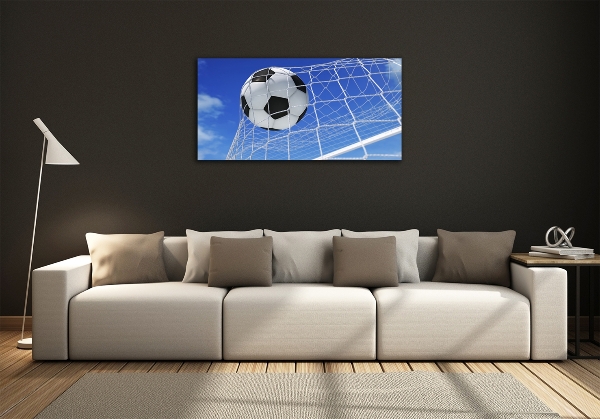 Quadro in verde La palla è in porta