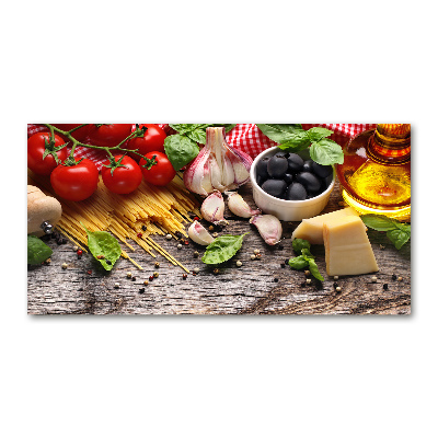 Quadro in verde Cibo italiano