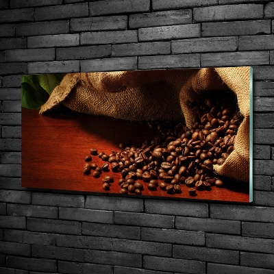 Quadro su vetro Chicchi di caffè
