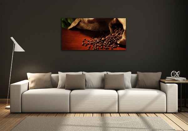 Quadro su vetro Chicchi di caffè