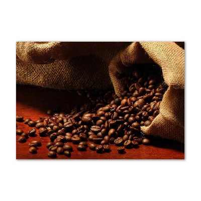 Quadro su vetro Chicchi di caffè