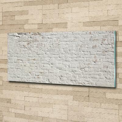 Quadro in verde Muro di mattoni