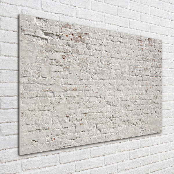 Quadro in verde Muro di mattoni