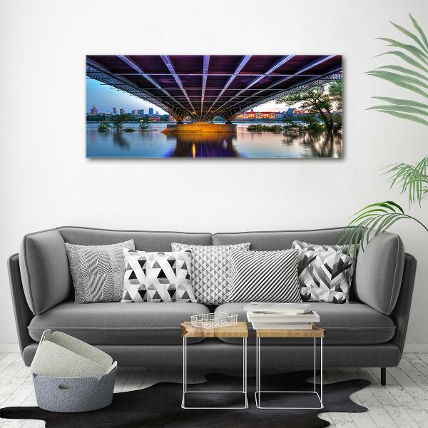Quadro vetro Ponte a Varsavia