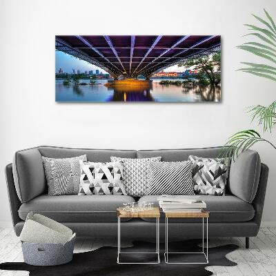 Quadro vetro Ponte a Varsavia