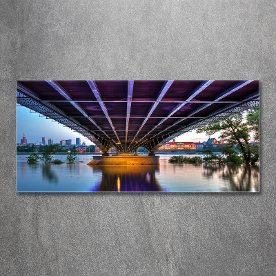Quadro vetro Ponte a Varsavia