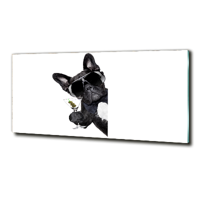 Quadro vetro Cane Martini