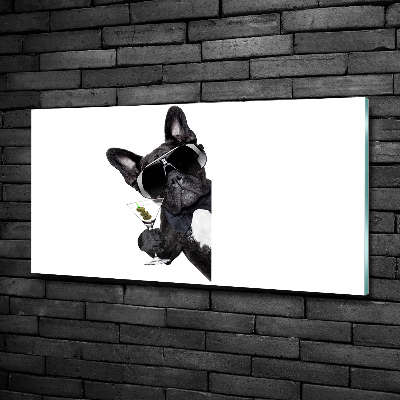 Quadro vetro Cane Martini