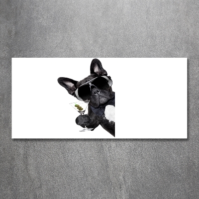 Quadro vetro Cane Martini