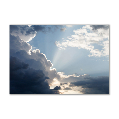 Quadro in vetro Nuvole nel cielo