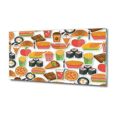 Quadro vetro Fast food
