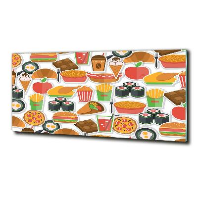 Quadro vetro Fast food