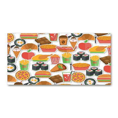 Quadro vetro Fast food