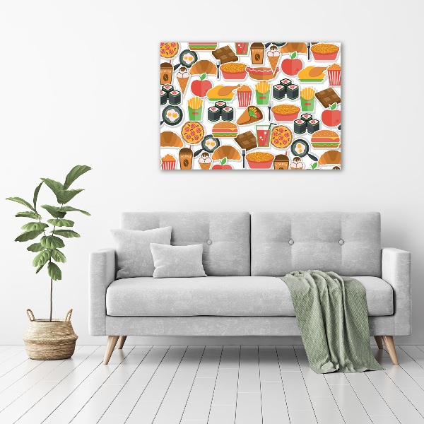 Quadro vetro Fast food