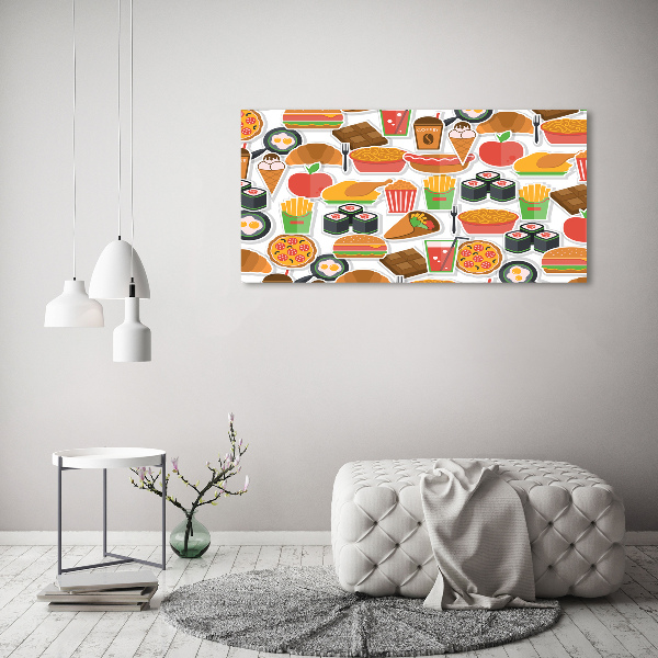 Quadro vetro Fast food