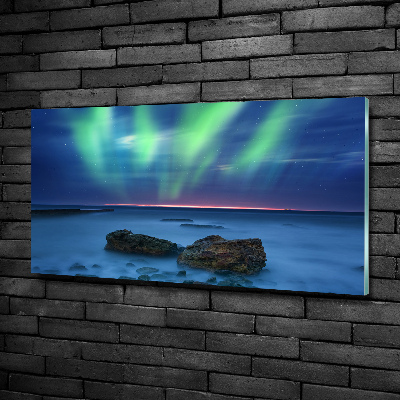 Quadro su vetro Aurora boreale