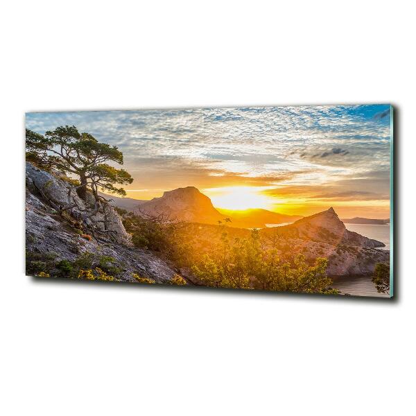 Quadro su vetro Tramonto