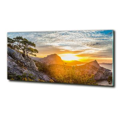 Quadro su vetro Tramonto