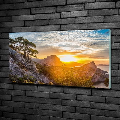 Quadro su vetro Tramonto