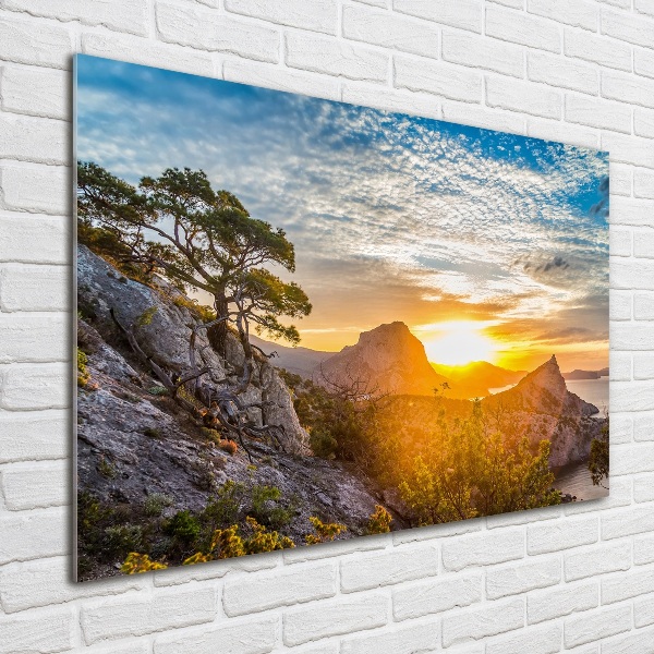 Quadro su vetro Tramonto