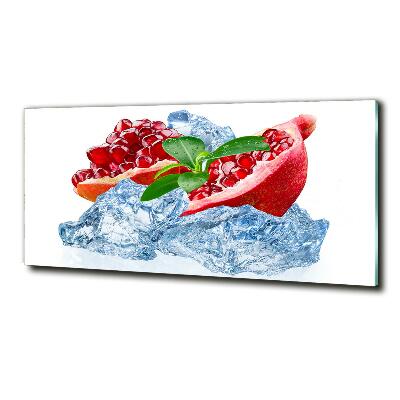 Quadro in verde Melograno con ghiaccio