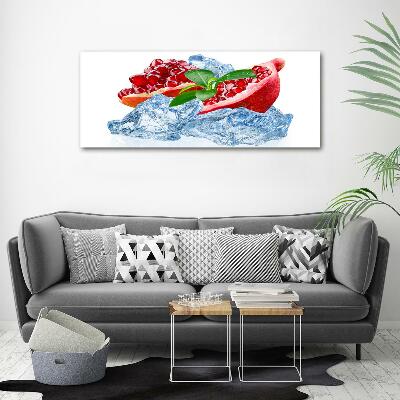 Quadro in verde Melograno con ghiaccio