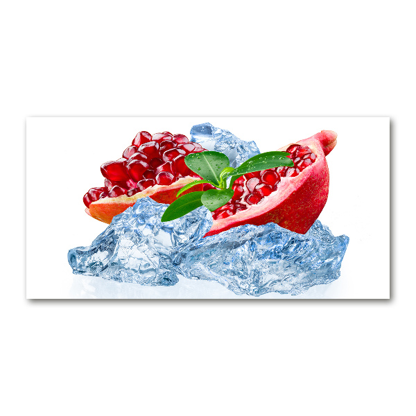 Quadro in verde Melograno con ghiaccio
