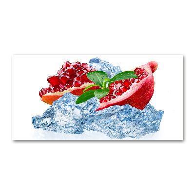 Quadro in verde Melograno con ghiaccio