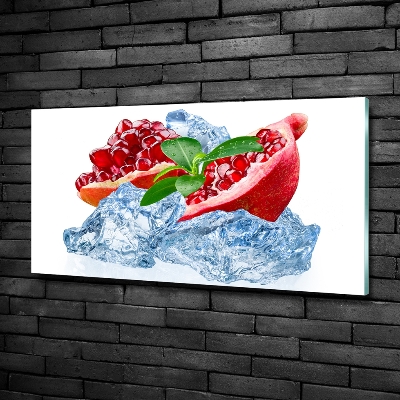 Quadro in verde Melograno con ghiaccio