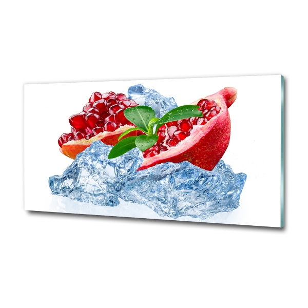 Quadro in verde Melograno con ghiaccio