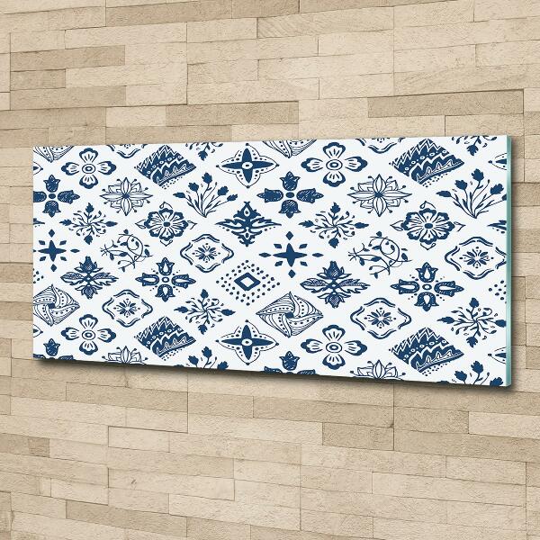 Quadro su vetro Motivo floreale