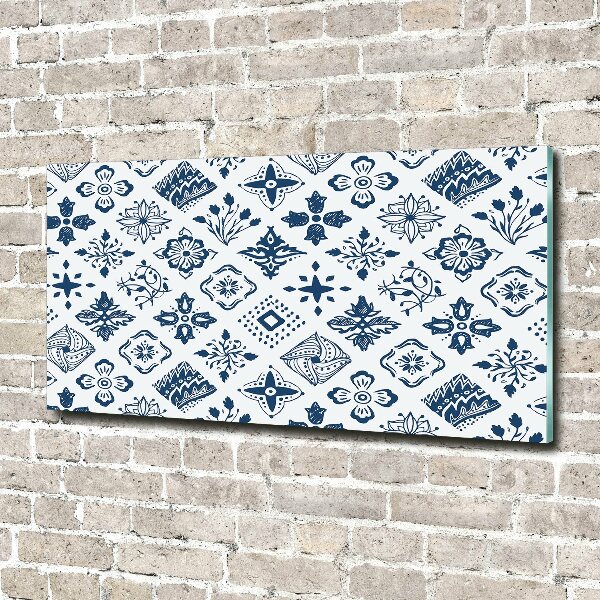 Quadro su vetro Motivo floreale