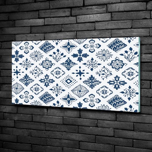 Quadro su vetro Motivo floreale