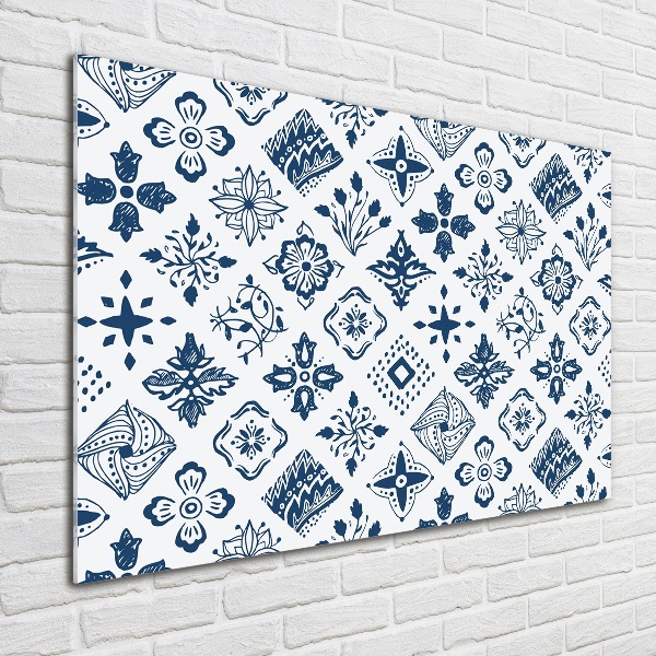 Quadro su vetro Motivo floreale