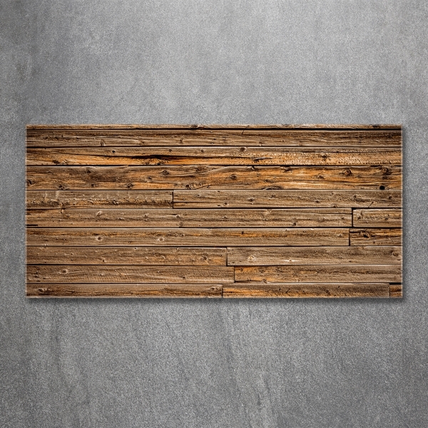 Quadro su vetro Parete in legno