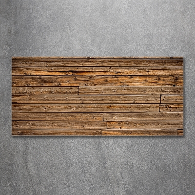 Quadro su vetro Parete in legno