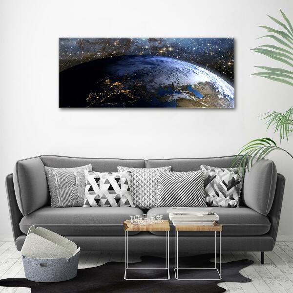 Quadro su vetro Pianeta Terra