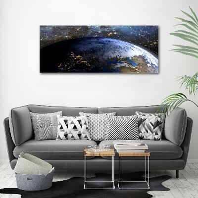 Quadro su vetro Pianeta Terra