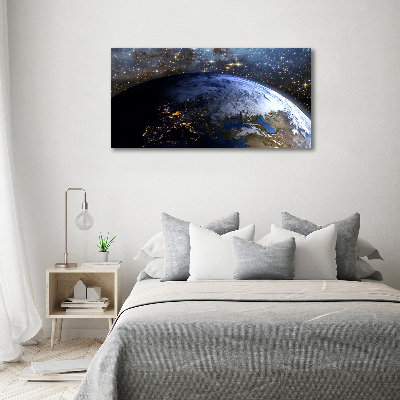Quadro su vetro Pianeta Terra