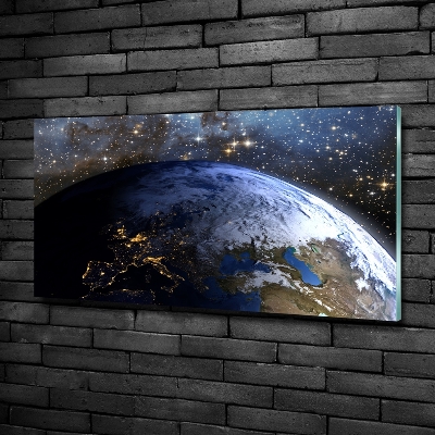 Quadro su vetro Pianeta Terra