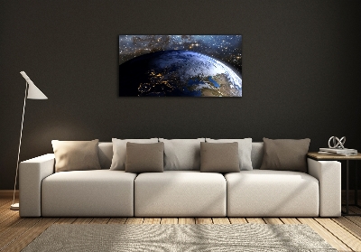 Quadro su vetro Pianeta Terra