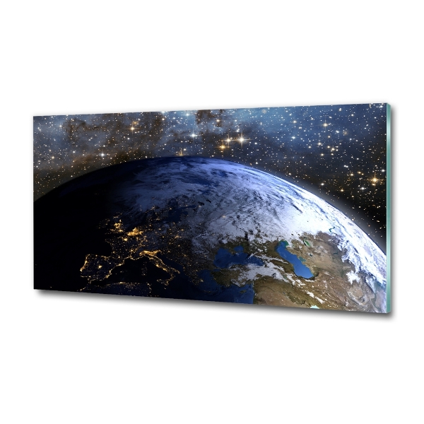 Quadro su vetro Pianeta Terra