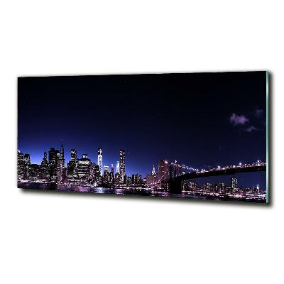 Quadro su vetro Ponte di Brooklyn