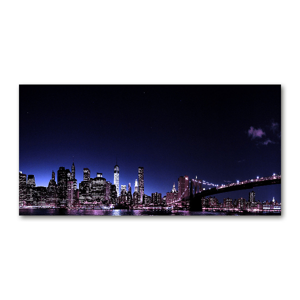 Quadro su vetro Ponte di Brooklyn