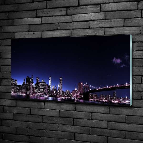 Quadro su vetro Ponte di Brooklyn