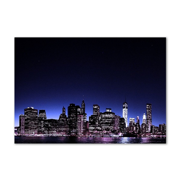 Quadro su vetro Ponte di Brooklyn